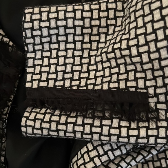 White House Black Market Black & White Checkered Blazer - Picture 8 of 8